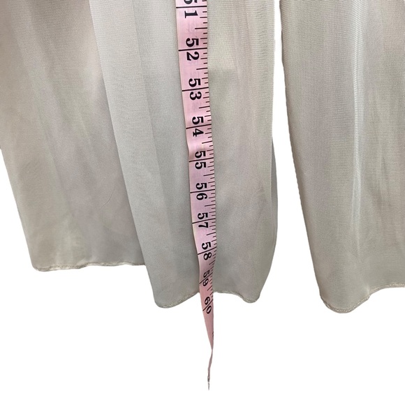 David’s Bridal Gold Metallic Halter Bridesmaid Dress Size 10 Shiny Glitter - Picture 11 of 12